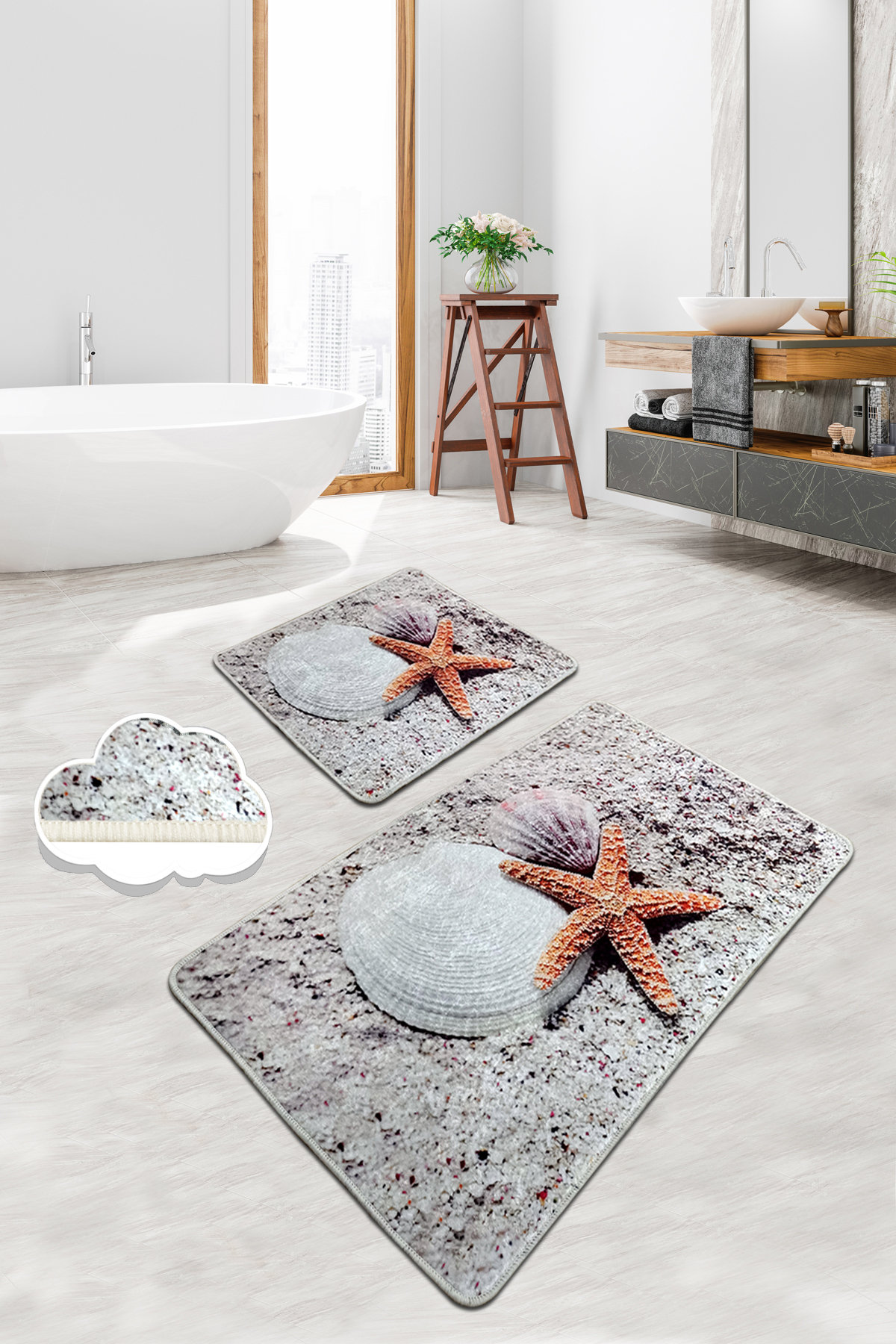 decorative bathroom rug sets