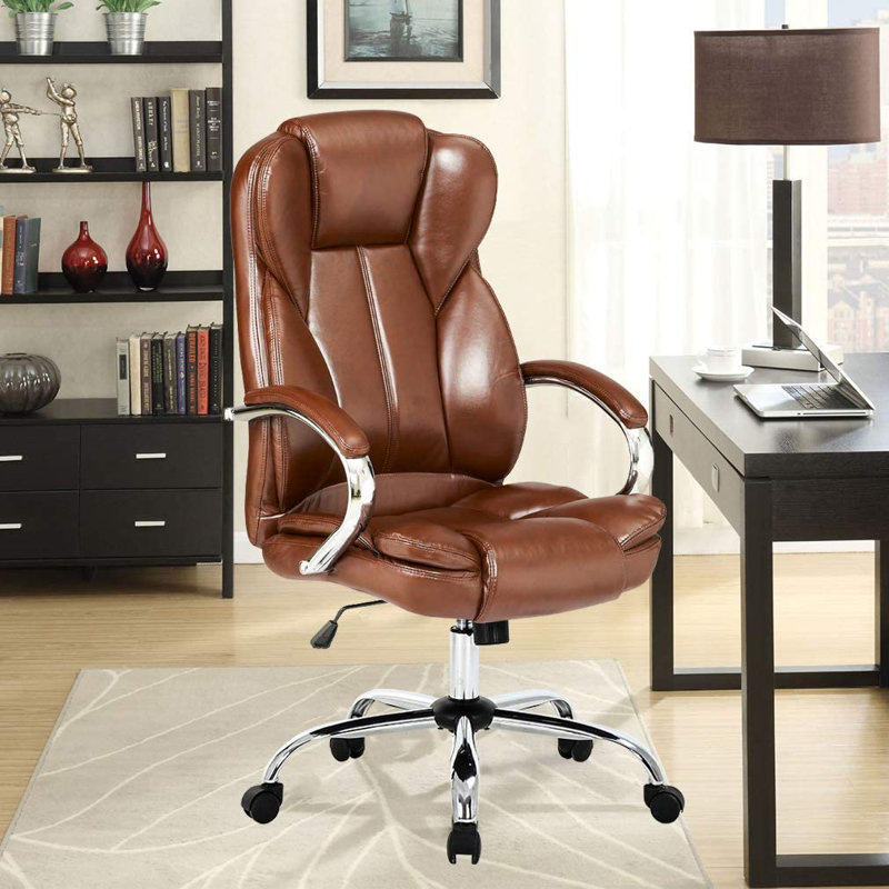 Inbox Zero High Back Executive Chair Wayfair
