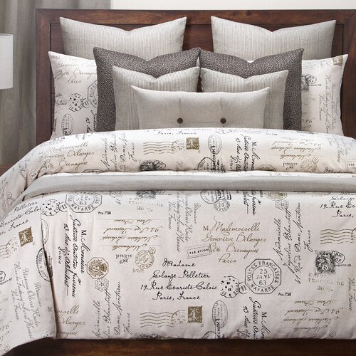 One Allium Way Eaucourt Linen Duvet Cover Set Reviews Wayfair