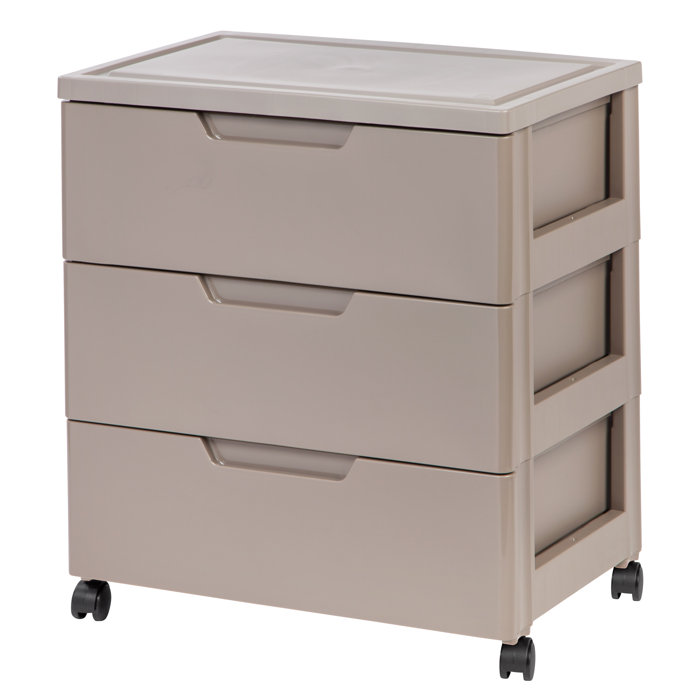 Iris 3 Drawer Wide Chest Furniture Gray Dressers Chests Of