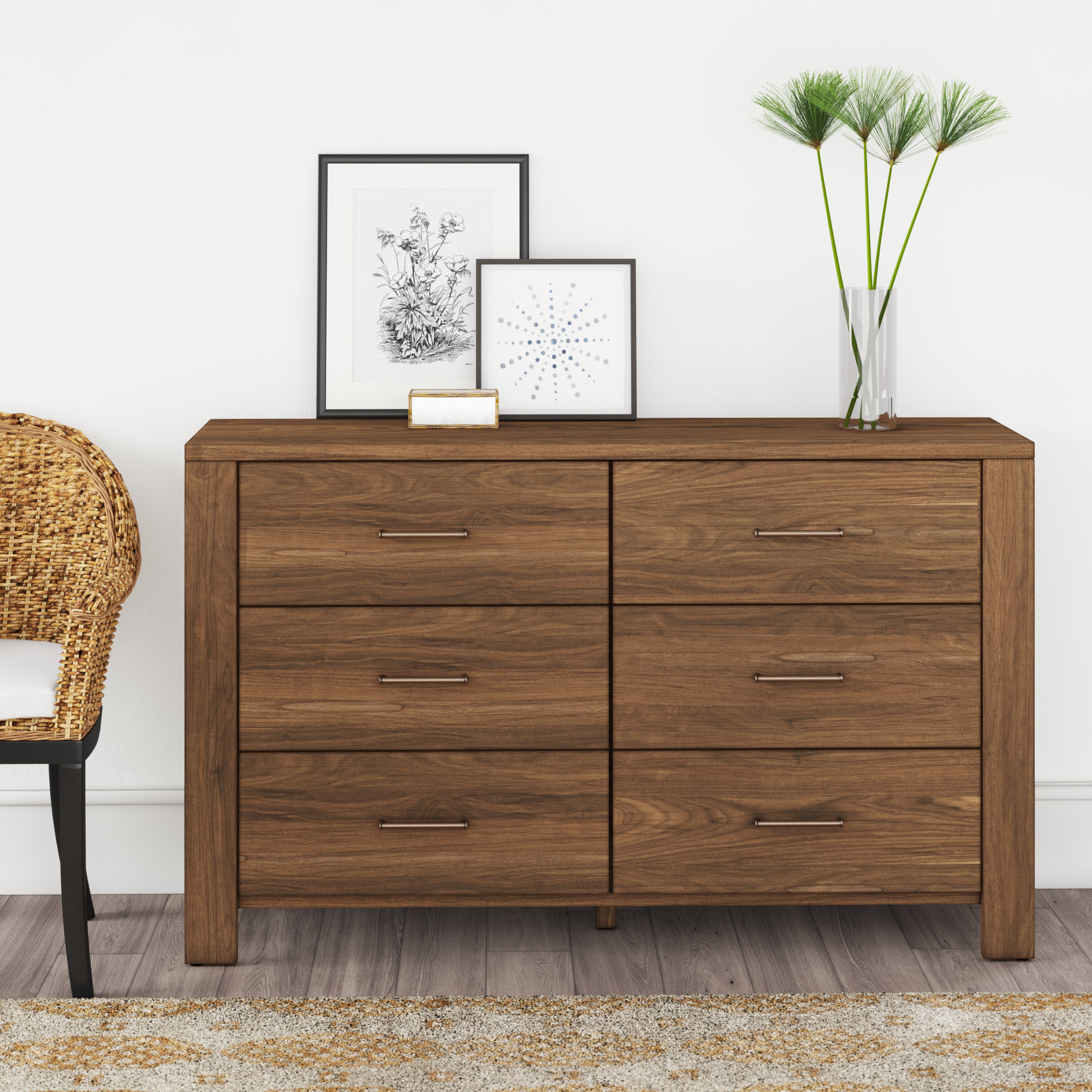 brooklyn 6 drawer double dresser