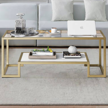 imel frame coffee table with storage mercer41