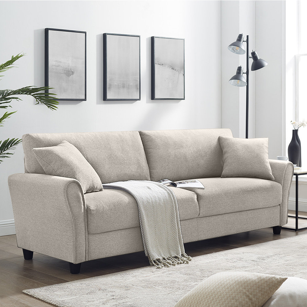 Winston Porter Sonnie 85 43 Flared Arms Sofa Reviews Wayfair