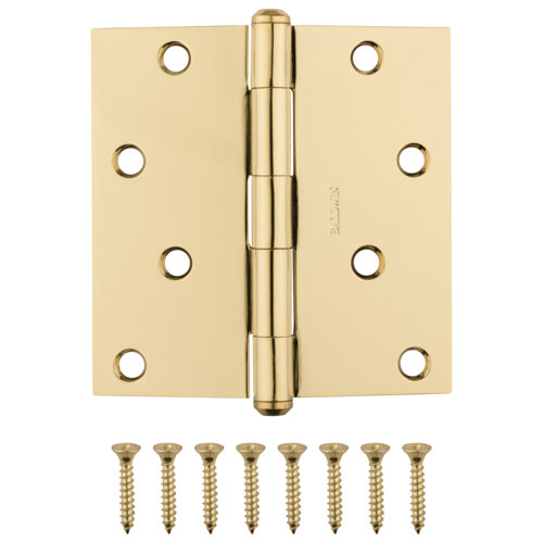 Baldwin Reserve 4 Square Brass Hinge Wayfair