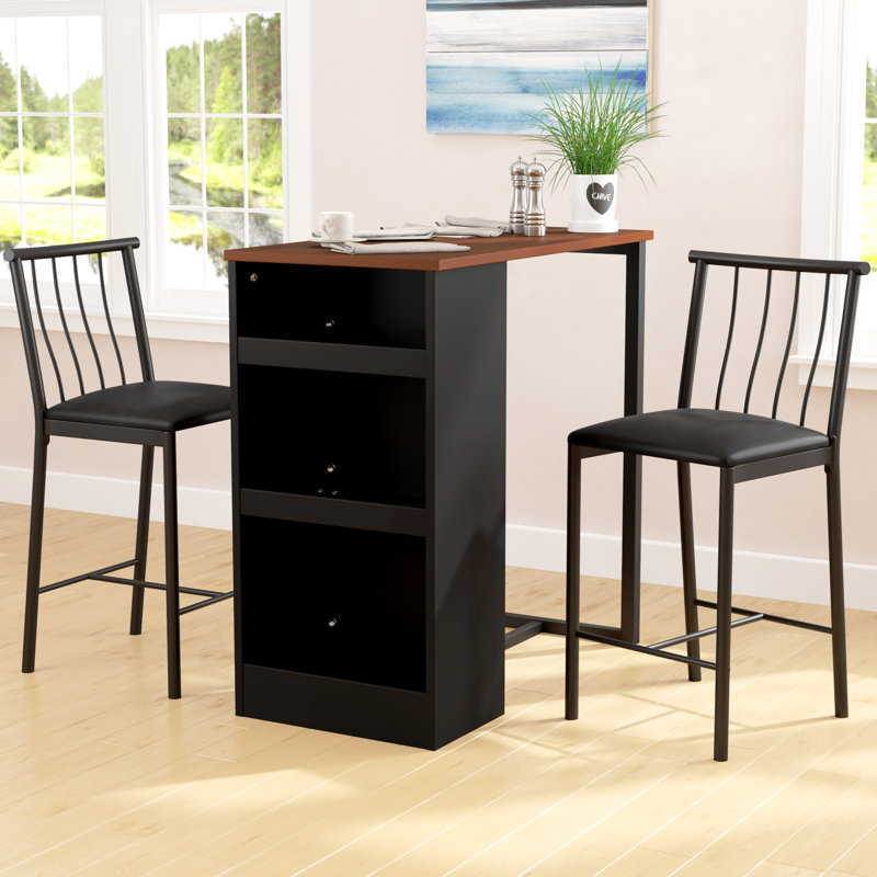 Contemporary Kitchen Furniture High Gloss White Standing Bar Coffee Table Counter Height Dining Table With 3 Layer For Storage Red Wine Bar Tables