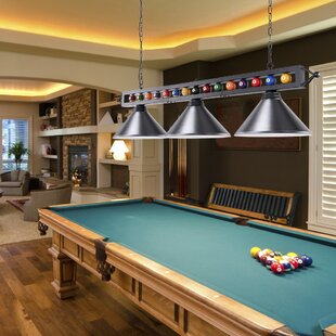 Billiard Table Lights for 7ft/8ft Pool Tables. No Shades 