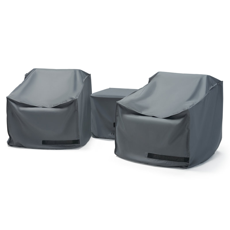 Rst Brands Outdoor 3 Piece Furniture Heavy Duty Patio Chair Cover Set Wayfair