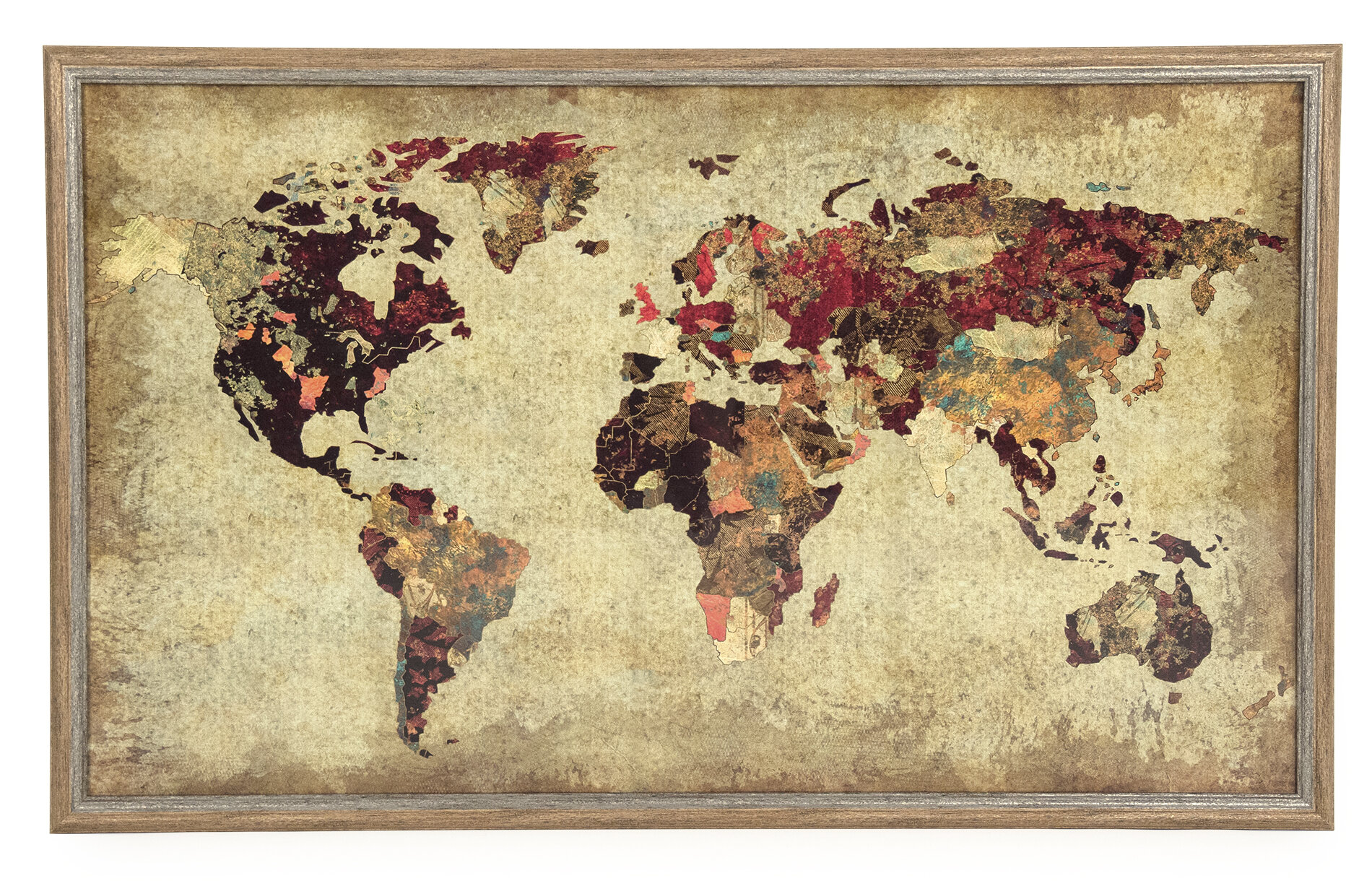 World Menagerie Vintage World Map Art Print Wayfair