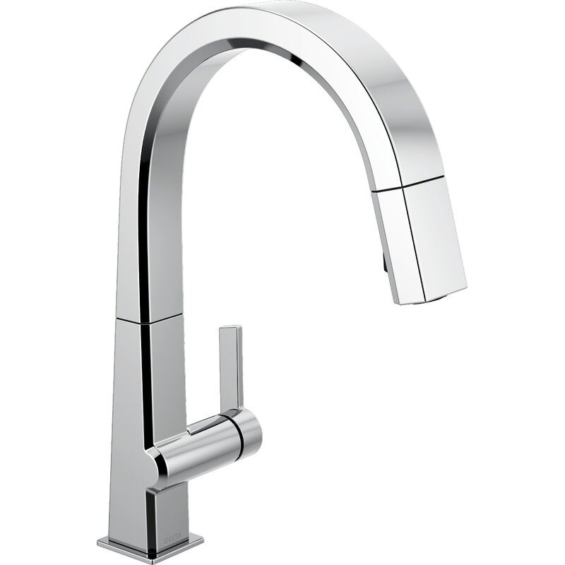 Delta Pivotal Pull Down Touchless Single Handle Kitchen Faucet