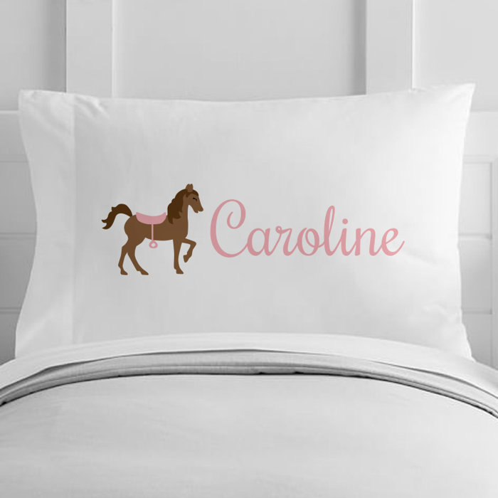 4 Wooden Shoes Personalized Horse Toddler Pillow Case Reviews