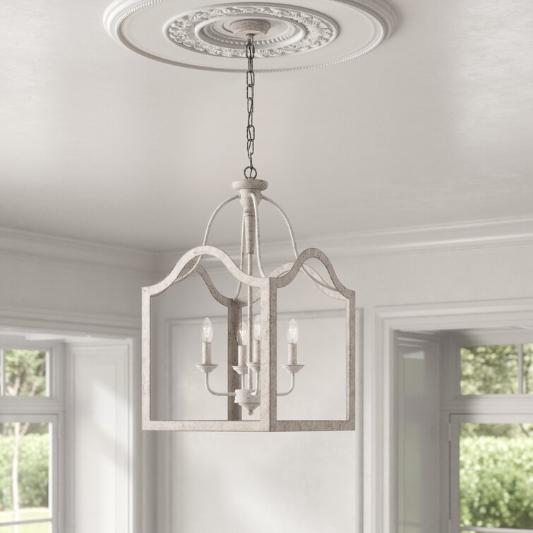 Shabby Chic Grey Birdcage Easy Fit Ceiling Light Shade Pendant Chandelier 