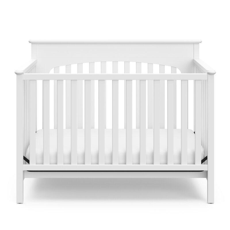 white convertible crib