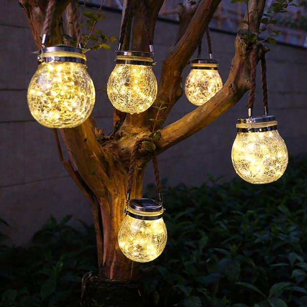 Outdoor hanging solar led lights
