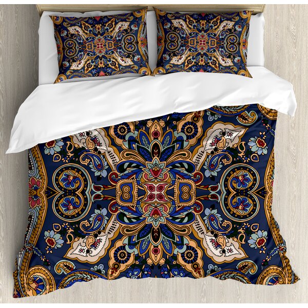 East Urban Home Paisley Historical Moroccan Florets Duvet Cover