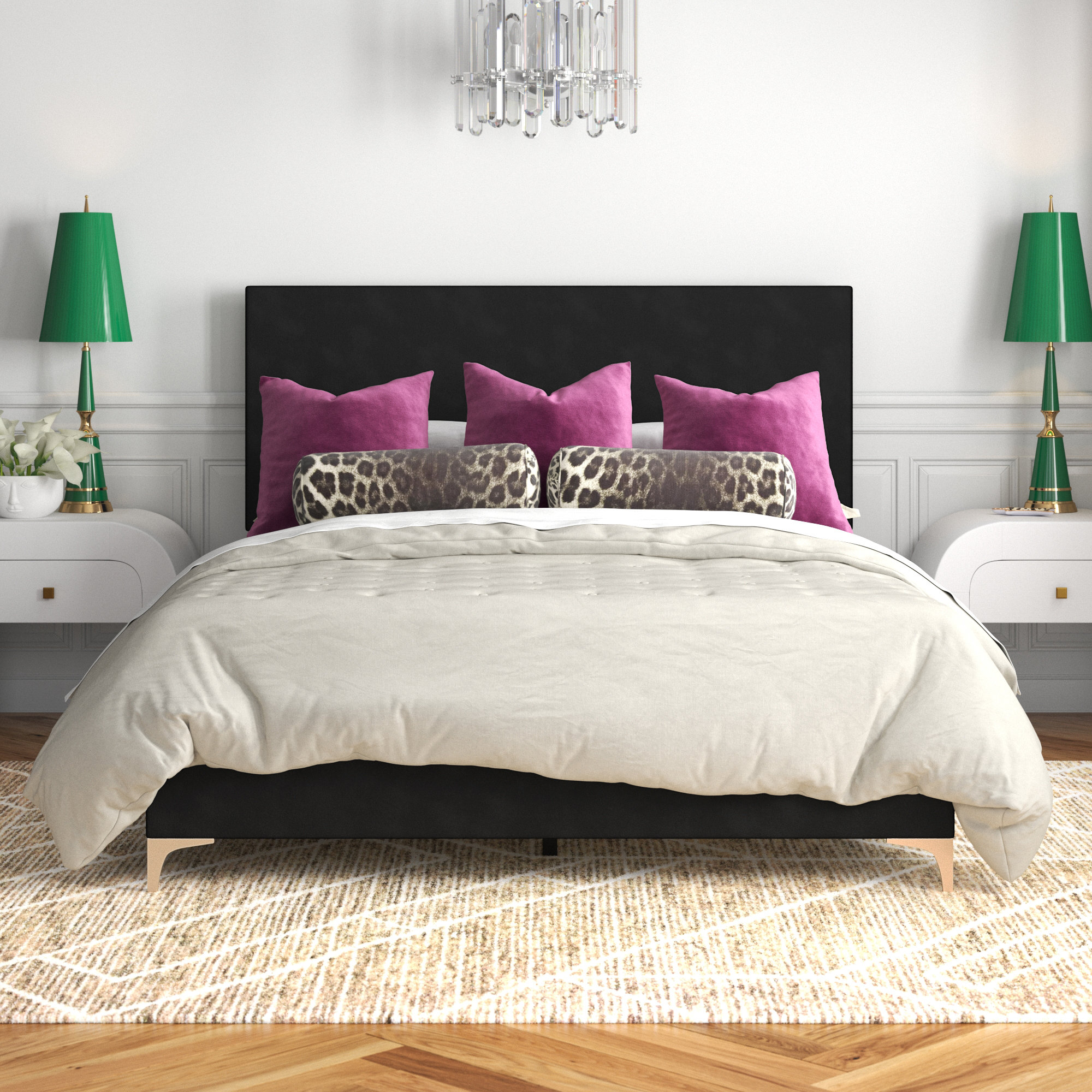 Etta Avenue™ Rhea Upholstered Bed & Reviews | Wayfair