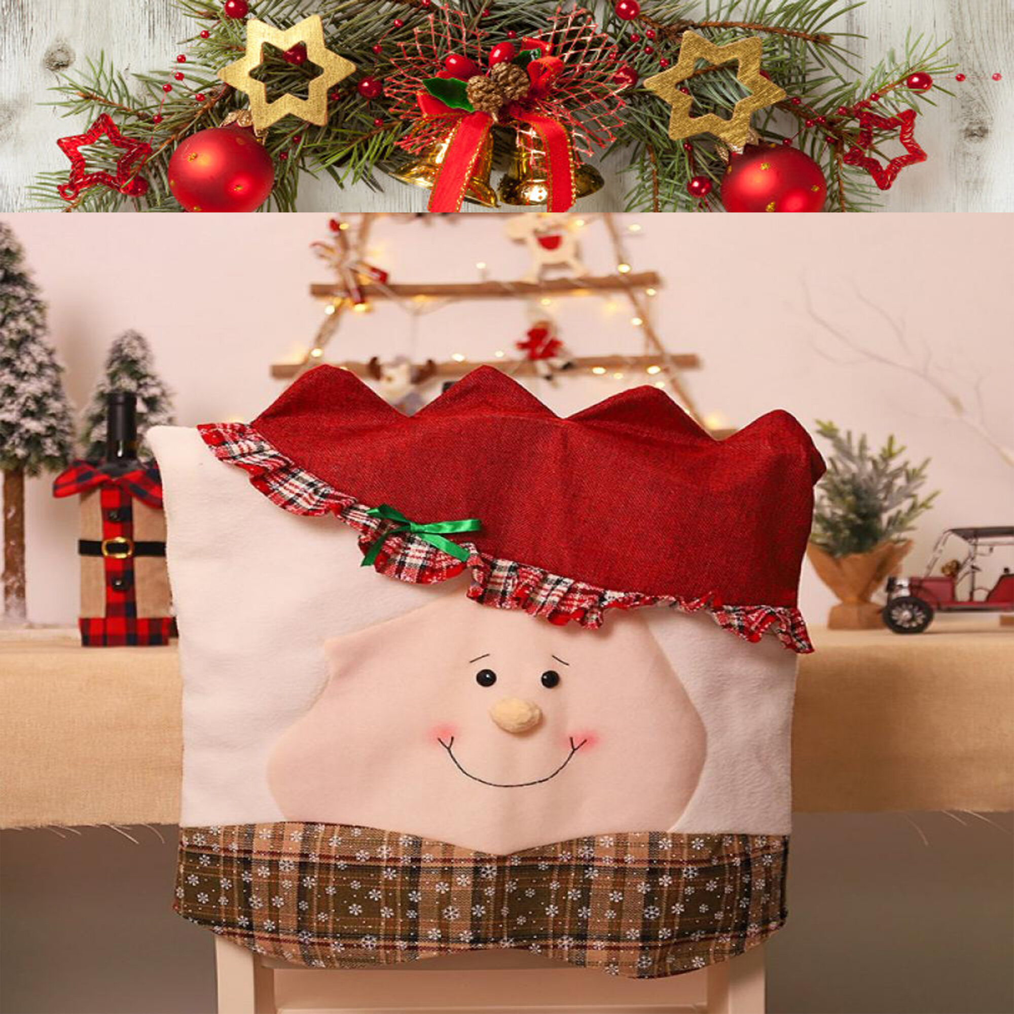 Indoor/Livingroom'S Furniture Christmas Decor Loveseat Snowflake Reversible Furniture Protectors Amz-Choicez Christmas Themed Sofa/Chair/Bench Cover