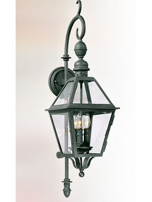 Townsend Bronze 3 - Bulb Outdoor Wall Lantern