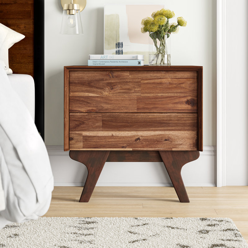 Foundstone Adelaide 2 Drawer Nightstand Reviews Wayfair
