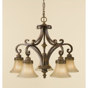 Linda 5-Light Shaded Chandelier