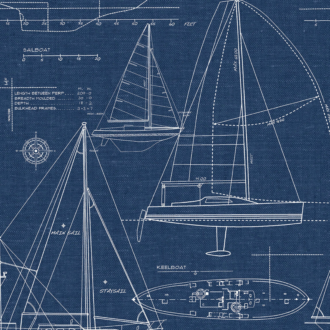 New Design High Quality sailing boat design printed on a solid background GREY