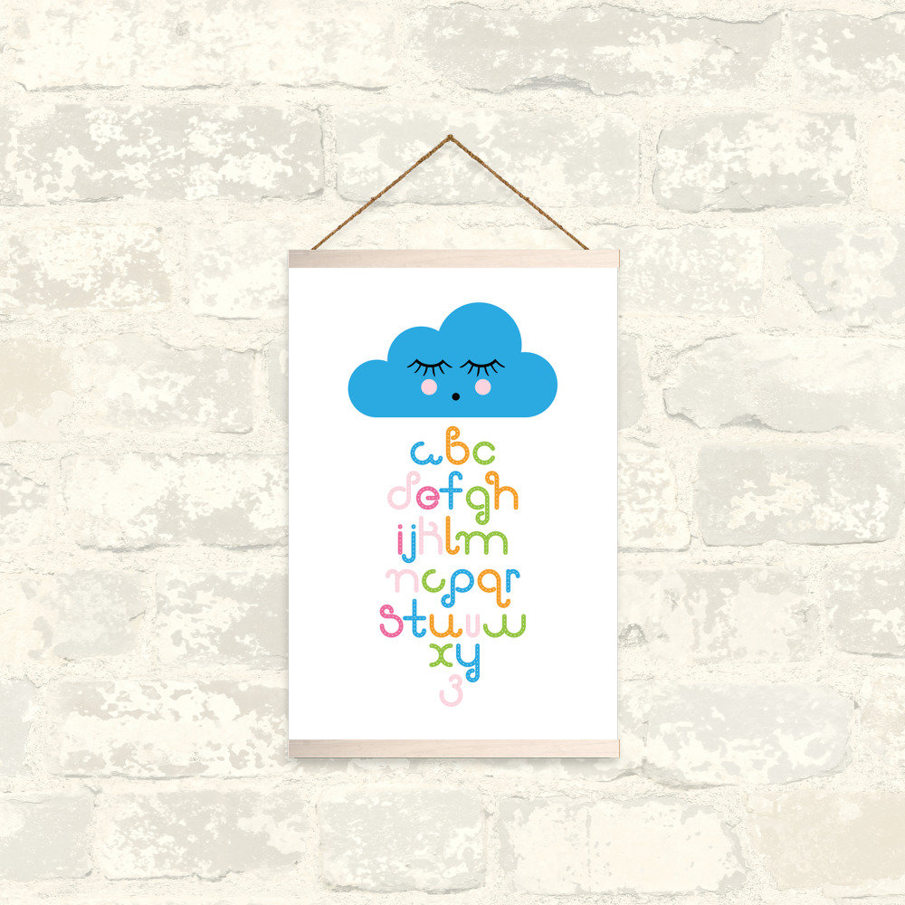Raining Letters Alphabet Wall Hanging Raining Letters Alphabet Wall Hanging