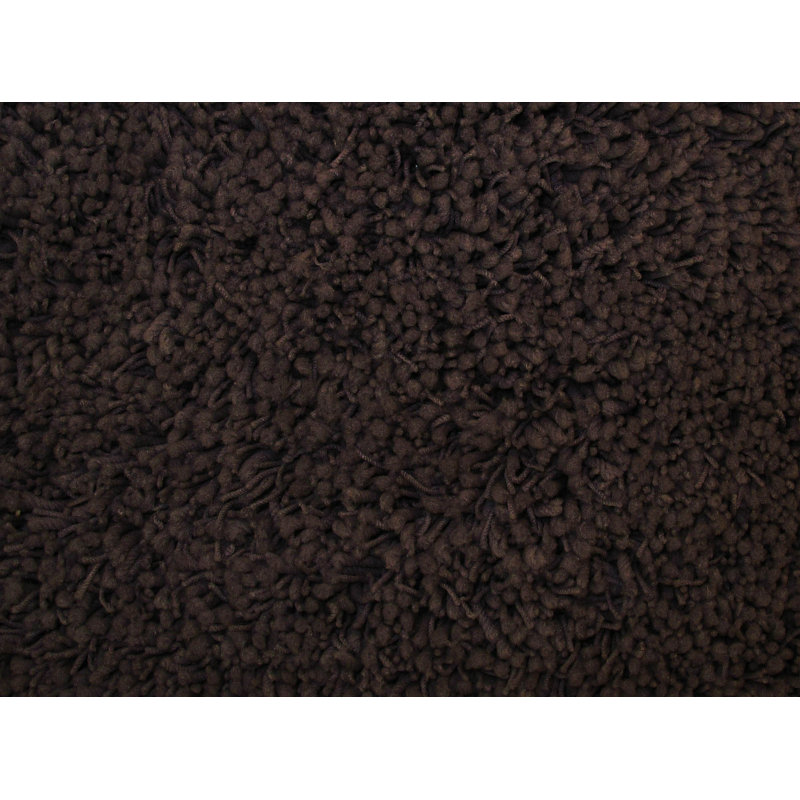 La Rugs Shag Plus Dark Brown Indoor Area Rug Wayfair
