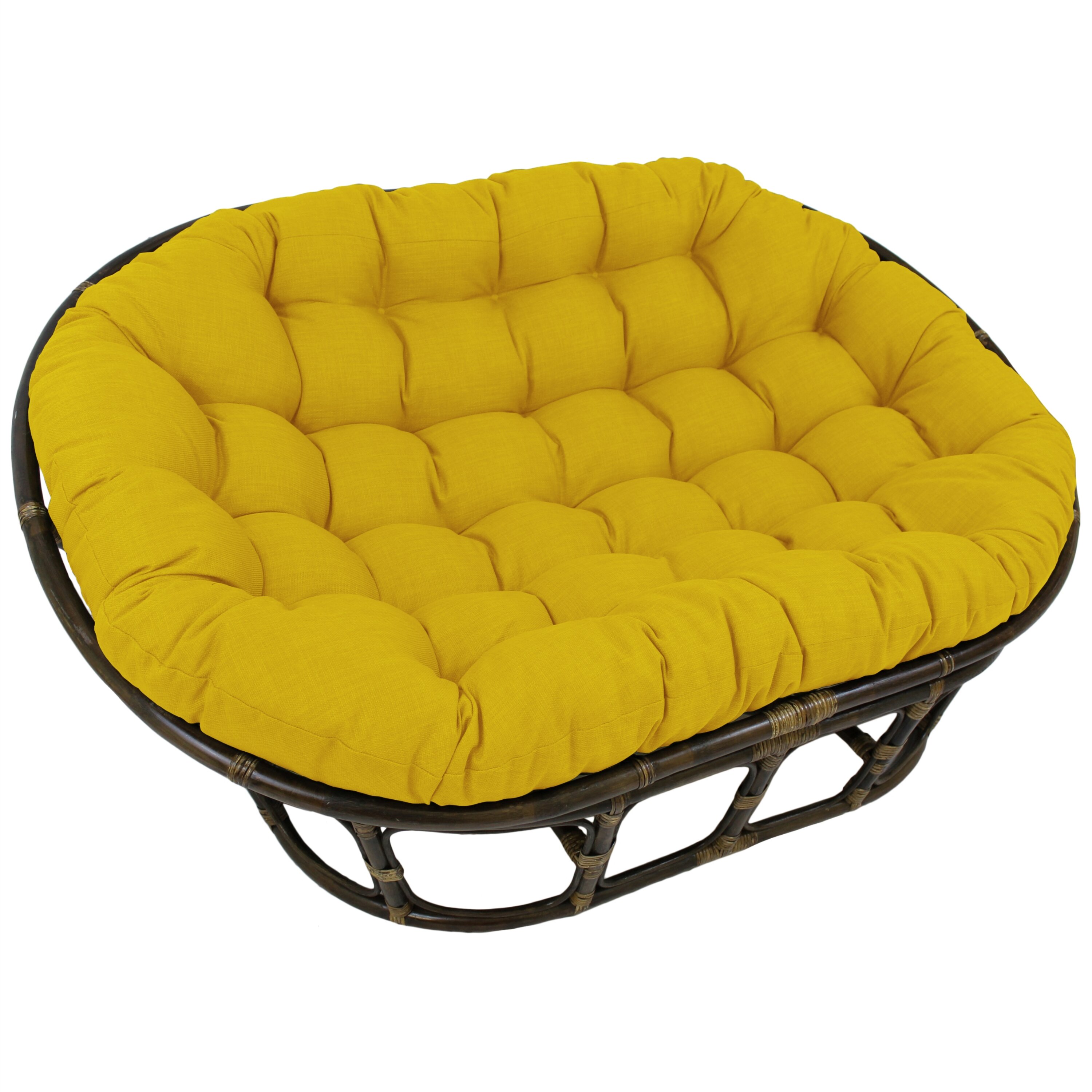 papasan chair yellow