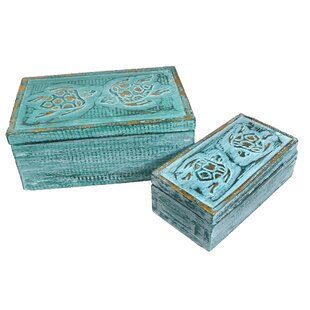 Decorative Wine Box Wood covered with intricately designed Brass sheet. 