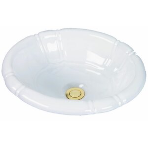 Designer Carlisle Collection Self Rimming Bathroom Sink