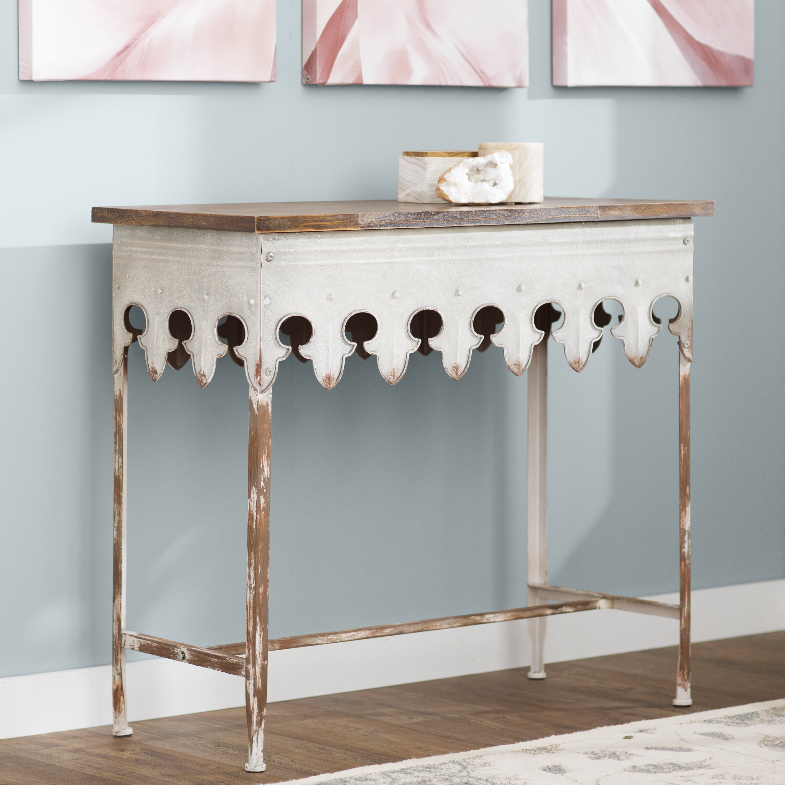 36 high console table