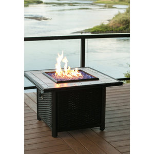 Aluminum Gas Fire Pit Table