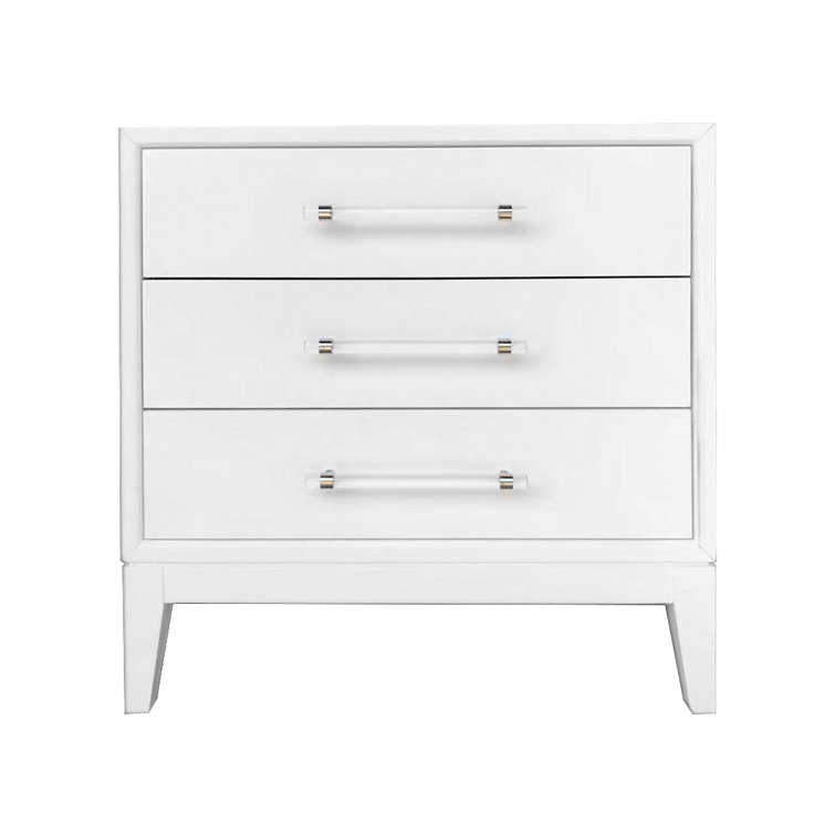 Latitude Run® Kaivhon 3 Drawer Bachelor's Chest in White Wayfair.ca