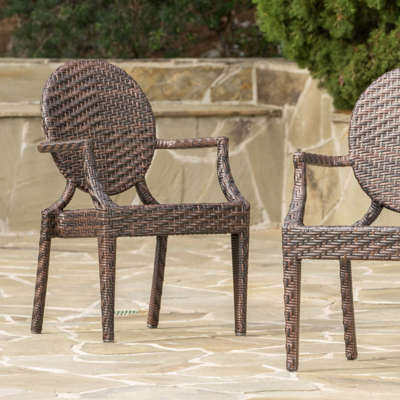 Andover Mills Fenimore Pe Wicker Outdoor Chair Reviews Wayfair Fenimore Pe Wicker Outdoor Chair