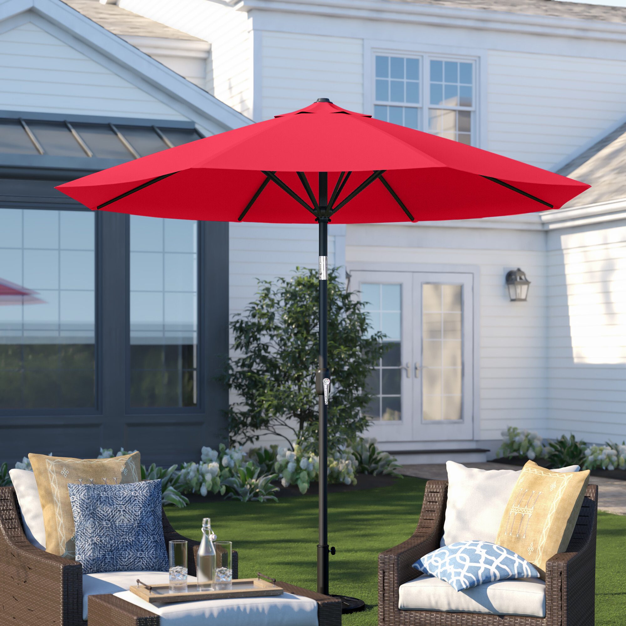 Large Patio Umbrellas You Ll Love In 2020 Wayfair