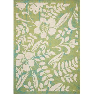 Adamov Green Indoor/Outdoor Area Rug