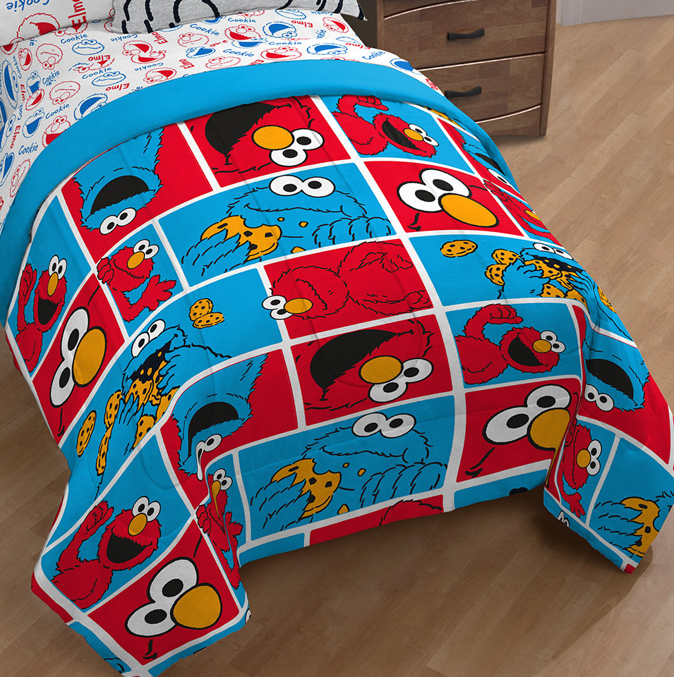 Bedding Linen Home Sesame Street Plush Twin Blanket Plush Elmo