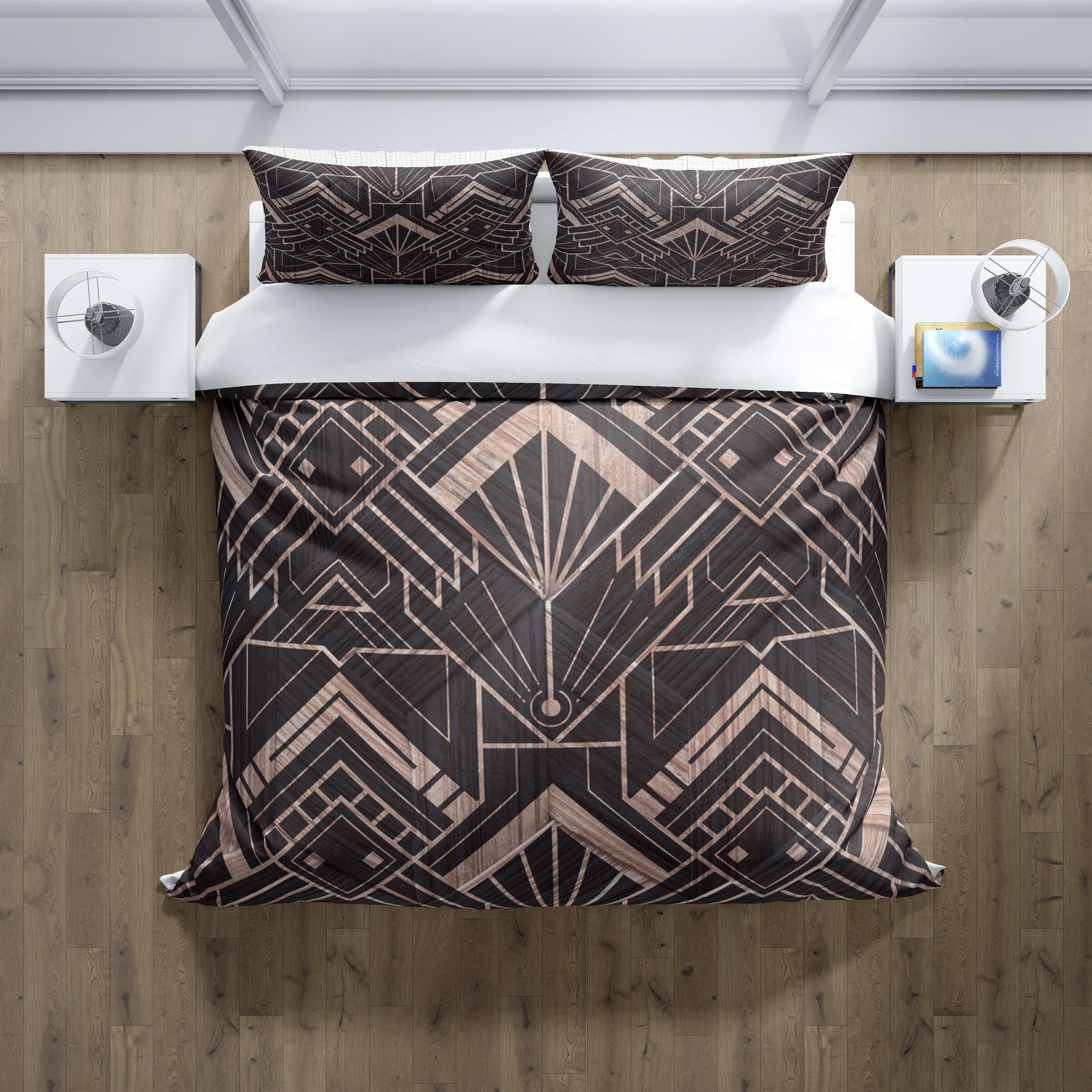 pix Art Deco Bedspread wayfair
