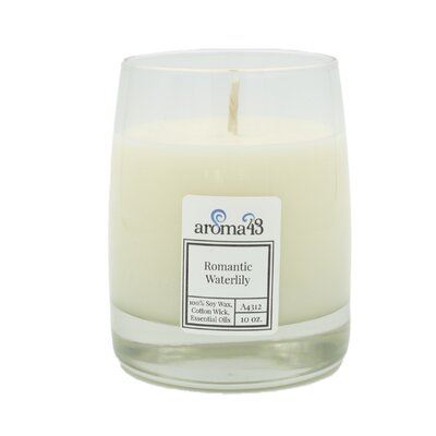 Romantic Waterlily Signature Scented Jar Candle Aroma43