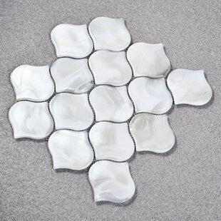 Melay Glass Arabesque 3" x 3" Glass Arabesque Wall & Floor Tile & Reviews | Wayfair