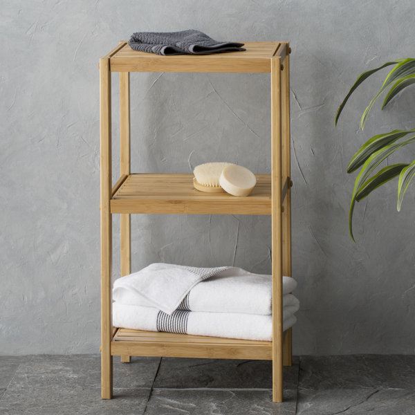 Modern Contemporary Bathroom Shelf With Hooks Allmodern