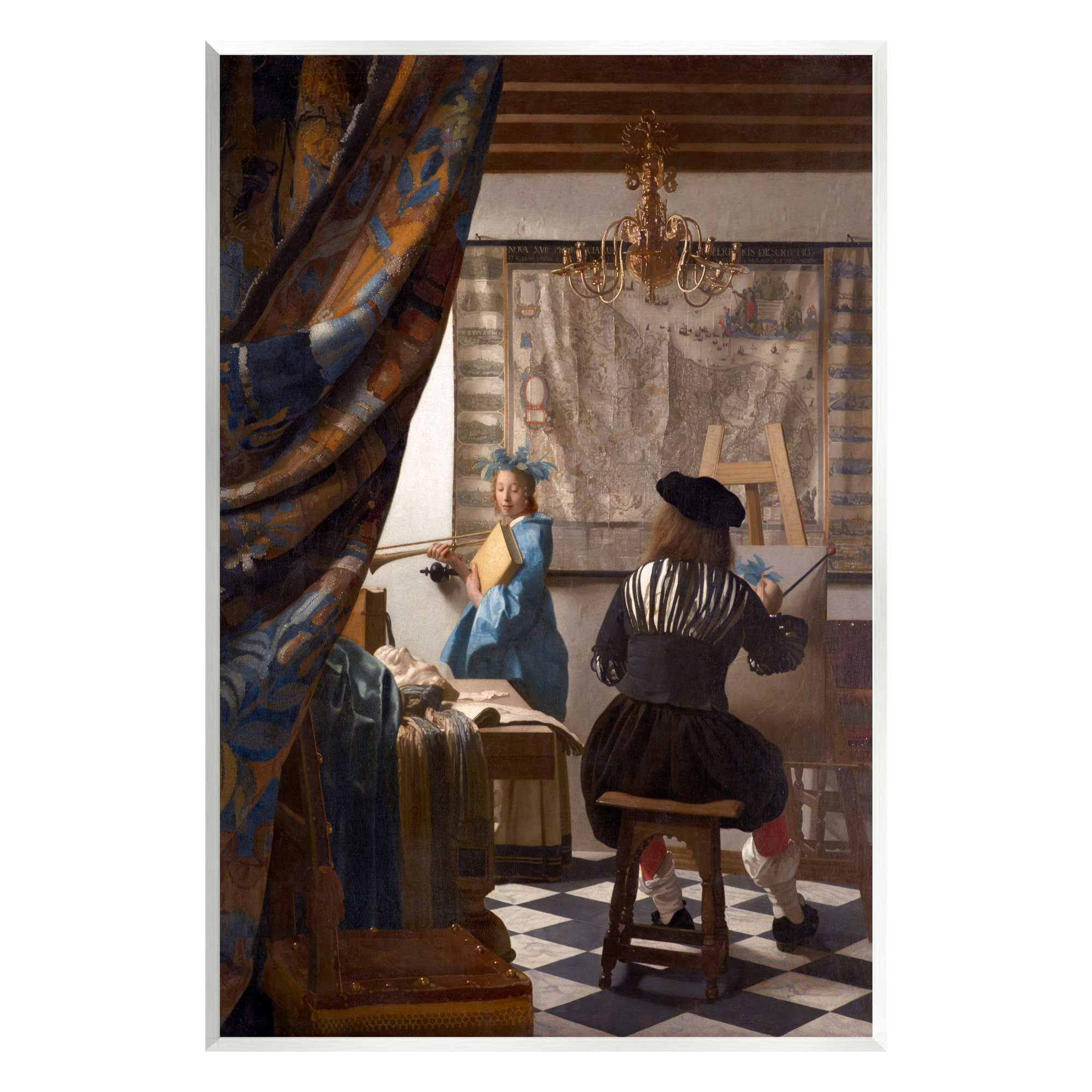 Stupell Industries Allegory Of Johannes Vermeer Classical Portrait by ...