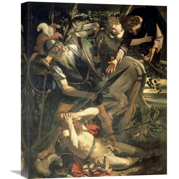 Global Gallery 'Conversion of St. Paul' by Caravaggio ...