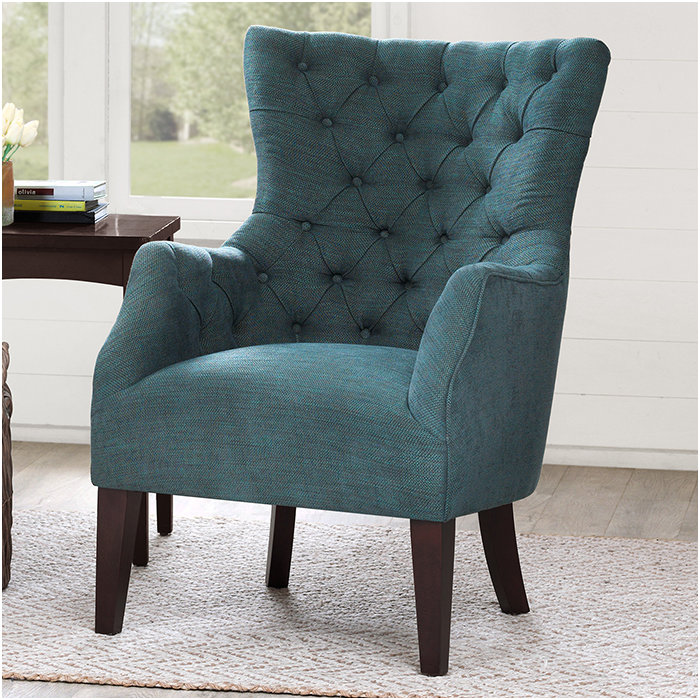 Steelton On Tufted Wingback Chair Steelton On Tufted Wingback Chair