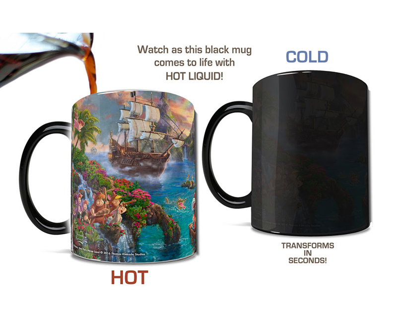 Morphing Mugs Thomas Kinkade Disney S Peter Pan S Neverland