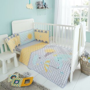 yellow nursery bedding