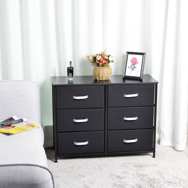 Rebrilliant Kareem 6 Drawers Double Dresser & Reviews ...