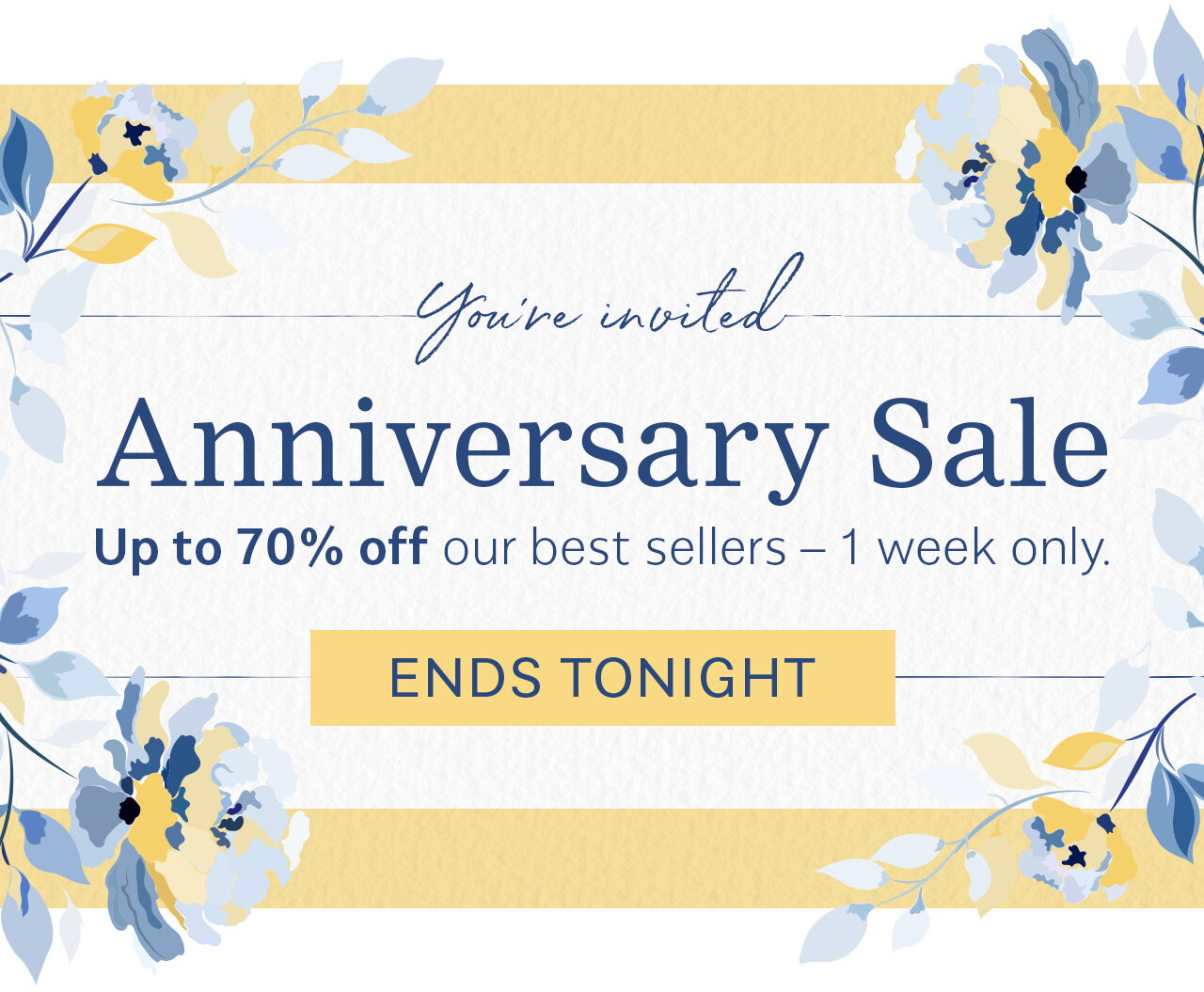 Anniversary Sale