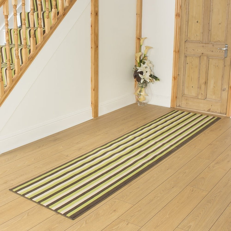 ClassicLiving Barkbridge Tufted Green Hallway Runner Rug Wayfair.co.uk