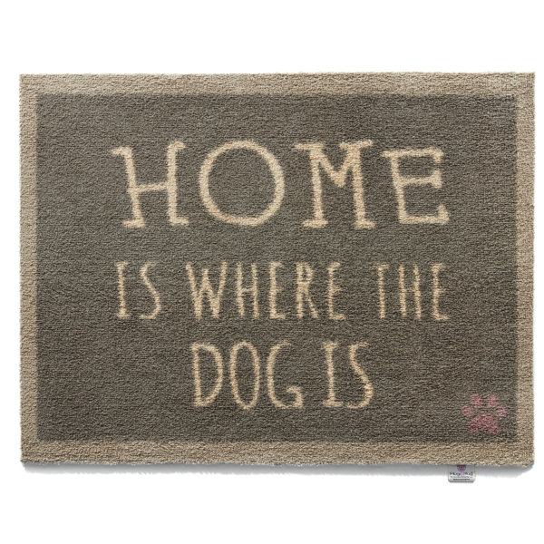 Red Barrel Studio Dupuis Pet 47 Home Is Where The Dog Is Barrier 34 In X 25 In Non Slip Indoor Only Door Mat Wayfair