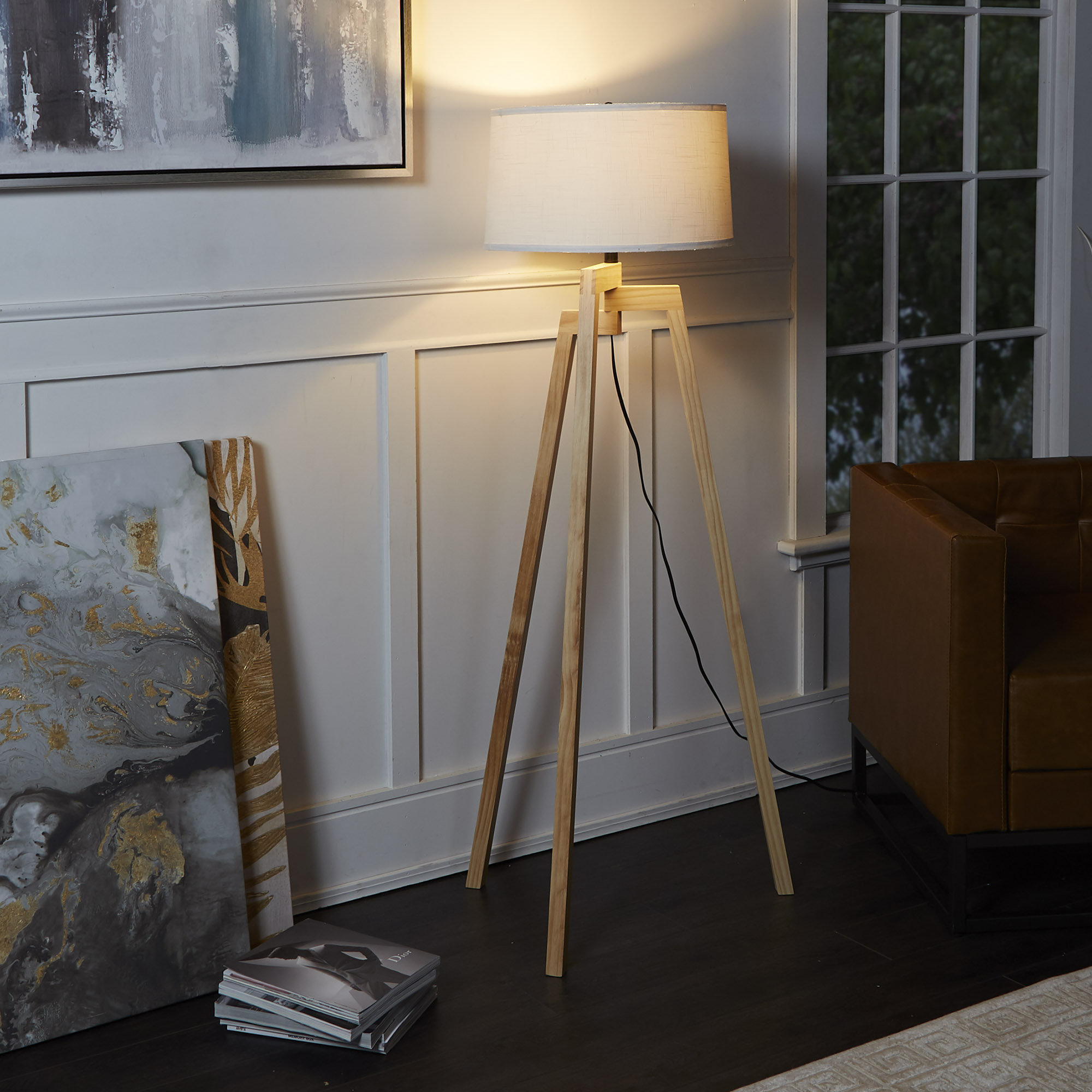 Foundry Select Brockton 59 Tripod Floor Lamp Reviews Wayfair